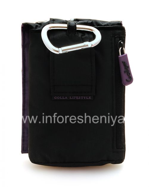 Галерея фотографий товара Фирменный тканевый чехол-сумка Golla Grape Pouch для BlackBerry, Черный (Black)