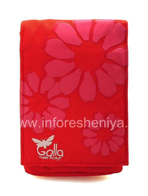 Галерея фотографий товара Фирменный тканевый чехол-сумка Golla Grape Pouch для BlackBerry, Красный (Red)