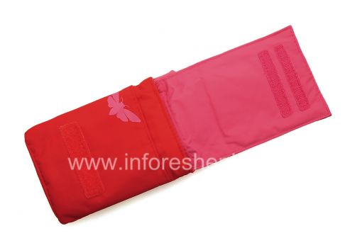 Галерея фотографий товара Фирменный тканевый чехол-сумка Golla Grape Pouch для BlackBerry, Красный (Red)