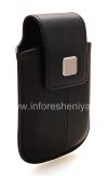 Photo 3 — মূল চামড়া কেস, চামড়া যোগ BlackBerry জন্য ব্যাগ, ডার্ক ব্লু (নীল)