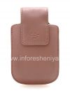 Фотография 1 — Оригинальный кожаный чехол-сумка Leather Tote для BlackBerry, Розовый (Pink)