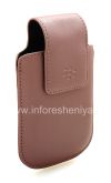 Photo 3 — Asli Leather Case, Kulit Tote Bag untuk BlackBerry, Merah muda (pink)