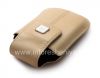Photo 5 — الأصلي حقيبة جلد حقيبة لحمل جلد بلاك بيري, البيج (الحجر الرملي)