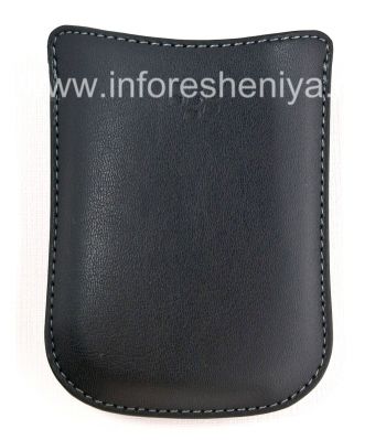 Asli Leather Case-saku Synthetic Pocket Pouch untuk BlackBerry