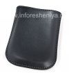 Photo 4 — Asli Leather Case-saku Synthetic Pocket Pouch untuk BlackBerry, Black (hitam)