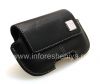 Фотография 6 — Оригинальный горизонтальный кожаный чехол с клипсой и металлической биркой Horizontal Holster для BlackBerry, Черный (Black)