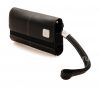 Photo 10 — BlackBerry জন্য একটি ধাতু ট্যাগ লেদার দফার সঙ্গে মূল চামড়া কেস ব্যাগ, কালো / কালো (কালো)