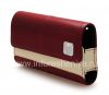 Photo 4 — Original Leather Case Bag with a metal tag Leather Folio for BlackBerry, Dark Red