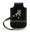 Фотография 2 — Оригинальный кожаный чехол-сумка Leather Tote для BlackBerry, Черный (Black)