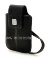 Photo 3 — মূল চামড়া কেস, চামড়া যোগ BlackBerry জন্য ব্যাগ, ব্ল্যাক (কালো)