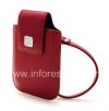 Фотография 3 — Оригинальный кожаный чехол-сумка Leather Tote для BlackBerry, Бордовый (Merlot)