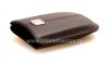 Photo 6 — Caso de cuero original de desembolso de bolsillo con placa de metal de cuero para BlackBerry, Marrón oscuro (Espresso)