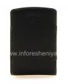 Photo 1 — BlackBerry用オリジナルレザーケースポケット合成皮革ポケット, ブラック（黒）