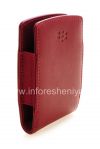 Фотография 3 — Оригинальный кожаный чехол-карман Synthetic Leather Pocket для BlackBerry, Бордовый (Merlot)