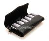 Photo 7 — Asli Kulit Kasus Tas dengan kain insert Kulit Folio untuk BlackBerry, Black (hitam)