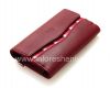 Photo 5 — Original Leather Case Bag with fabric insert Leather Folio for BlackBerry, Merlot