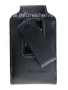 Photo 2 — BlackBerry জন্য ক্লিপ লেদার সুইভেল খাপ সঙ্গে মূল চামড়া কেস, ব্ল্যাক (কালো)