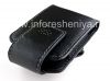 Photo 3 — BlackBerry用クリップレザースイベルホルスター付き本革ケース, ブラック（黒）