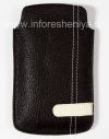 Photo 1 — Signature Leather Case-saku Krusell Gaia Ponsel Pouch untuk BlackBerry, coklat