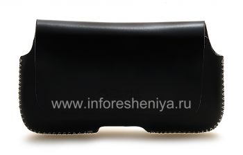 Фирменный кожаный чехол-сумка Krusell Hector Large Universal Leather Case w/Multidapt для BlackBerry