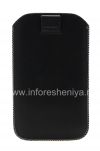 Photo 3 — Leather Case-saku Chic Kasus dengan lidah untuk BlackBerry, hitam