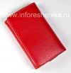 Фотография 1 — Кожаный чехол-кошелек для BlackBerry, Красный