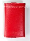 Фотография 2 — Кожаный чехол-кошелек для BlackBerry, Красный