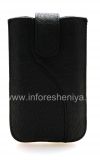 Photo 1 — حقيبة جلد الجيب تبسيط اللسان لبلاك بيري, أسود