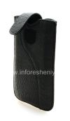Photo 5 — Leather Case-saku Merampingkan lidah untuk BlackBerry, hitam