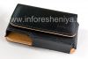 Photo 4 — Signature Leather Case Bag with Clip Cellet Noble Case for BlackBerry, Черный/ Коричневый