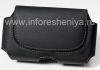 Photo 1 — Signature Leather Case Bag with Clip Smartphone Experts P6 Pouch Case for BlackBerry, Black