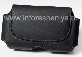 Signature Leather Case Bag with Clip Smartphone Experts P6 Pouch Case for BlackBerry