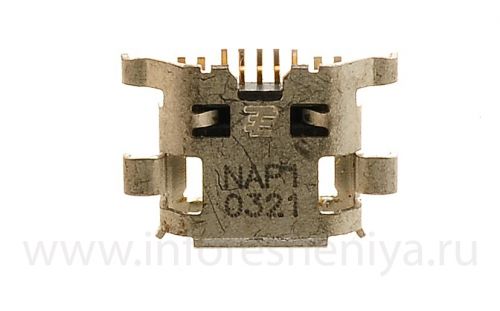 Галерея фотографий товара USB-разъем (Charger Connector) T4 для BlackBerry