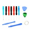 Photo 1 — Tool Set (12 pcs.) Untuk pembongkaran dan perbaikan smartphone, Hitam, biru, merah