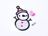 Photo 1 — Sticker for BlackBerry, "Snow Man"