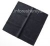 Photo 2 — 原布擦拭手机的12x12 BlackBerry抛光布, 黑（黑）