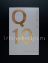 Photo 1 — Smartphone Box BlackBerry Q10 Special Edition, White / Gold