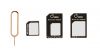 Фотография 1 — Набор переходников для Micro- и Nano- SIM-карт, BRD, Черные, 3 шт.