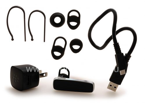 Галерея фотографий товара Оригинальная Bluetooth-гарнитура HS-700 Bluetooth Headset для BlackBerry, Черный
