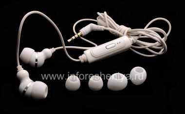 Buy Original White earphone 3.5mm Sound Ukuzihlukanisa earphone Stereo for BlackBerry