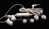 Photo 9 — Asli Putih Headset 3.5mm Suara Mengisolasi Headset Stereo untuk BlackBerry, Putih (white)