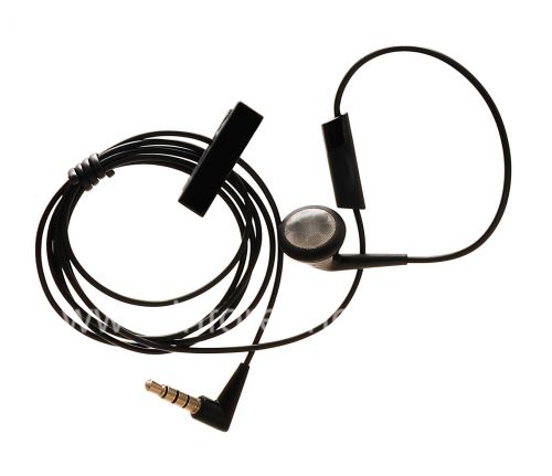 Галерея фотографий товара Оригинальная моно-гарнитура второго поколения 2nd Gen Mono Headset 3.5mm для BlackBerry, Черный (Black)