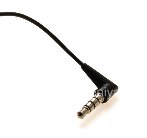 Галерея фотографий товара Оригинальная моно-гарнитура второго поколения 2nd Gen Mono Headset 3.5mm для BlackBerry, Черный (Black)