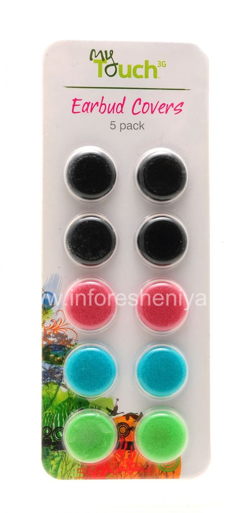 Photogallery for des bouchons d&#39;oreilles de marque T-Mobile (5 paires) pour casque BlackBerry, Différentes couleurs product