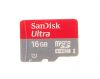 Photo 2 — وصفت بطاقة الذاكرة سانديسك موبايل ألترا مايكرو (مايكرو فئة 10 UHS 1) 16GB للبلاك بيري, أحمر / رمادي