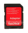 Photo 4 — وصفت بطاقة الذاكرة سانديسك موبايل ألترا مايكرو (مايكرو فئة 10 UHS 1) 16GB للبلاك بيري, أحمر / رمادي