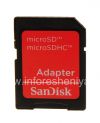 Фотография 4 — Фирменная карта памяти SanDisk Mobile Ultra MicroSD (microSDHC Class 10 UHS 1) 32GB для BlackBerry, Красный/ Серый