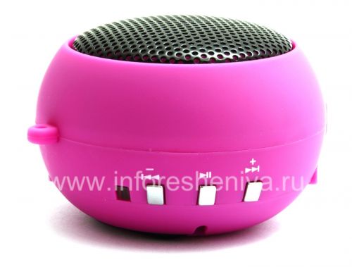 Photogallery for 品牌便携式音频系统Naztech N15 3.5mm迷你轰音箱BlackBerry, 粉色（粉色） product