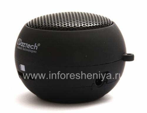 Photogallery for 品牌便携式音频系统Naztech N15 3.5mm迷你轰音箱BlackBerry, 黑色（返回） product