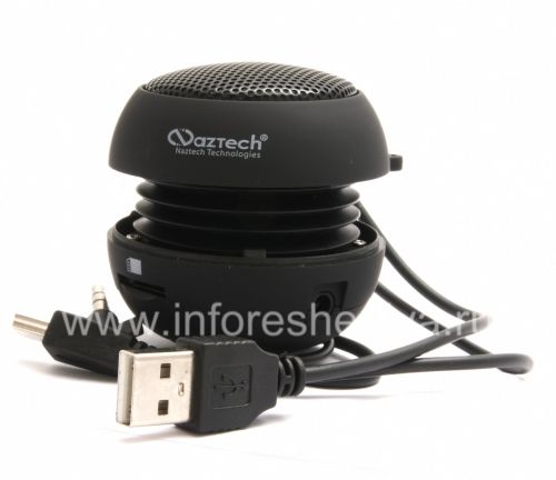 Photogallery for 品牌便携式音频系统Naztech N15 3.5mm迷你轰音箱BlackBerry, 黑色（返回） product